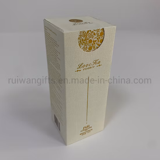 Boîte d'emballage en carton de papier de cosmétiques d'emballage personnalisé élégant de haute qualité