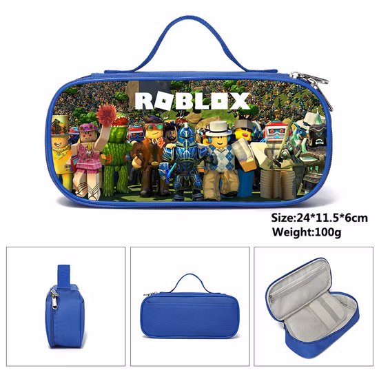 Étui à crayons rigide en toile, sac de support de pochette, boîte de papeterie de grande capacité pour fournitures scolaires et articles de bureau