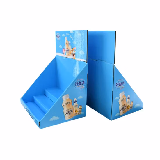 Emballage d'étagère de vente au détail, boîte de présentation pliante en papier carton ondulé pour produits de soins pour bébés